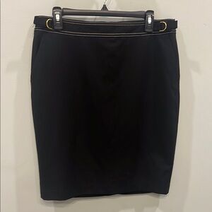 Calvin Klein Black Knee-Length Pencil Skirt